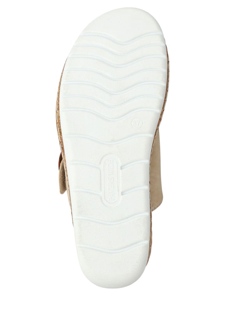 Pavers Cream Wide Fit Dual-Fasten Mules - Image 5 of 5