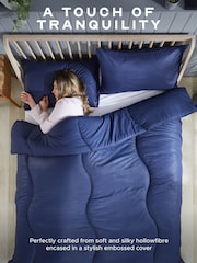 Snuggledown Coverless Embossed Herringbone 10.5 Tog Duvet - Image 3 of 6