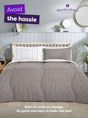 Slumberdown Coverless Comfort Herringbone Duvet - Image 2 of 6
