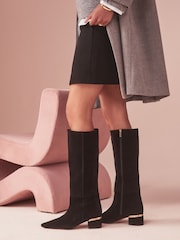 B by Ted Baker Pointed Knee High Boots - Image 3 of 8