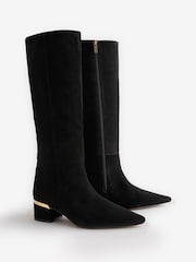 B by Ted Baker Pointed Knee High Boots - Image 5 of 8