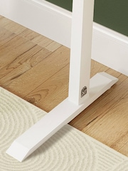 XR Living Oak White Office Desk with Wireless Charging and LED Lights - Image 5 of 6