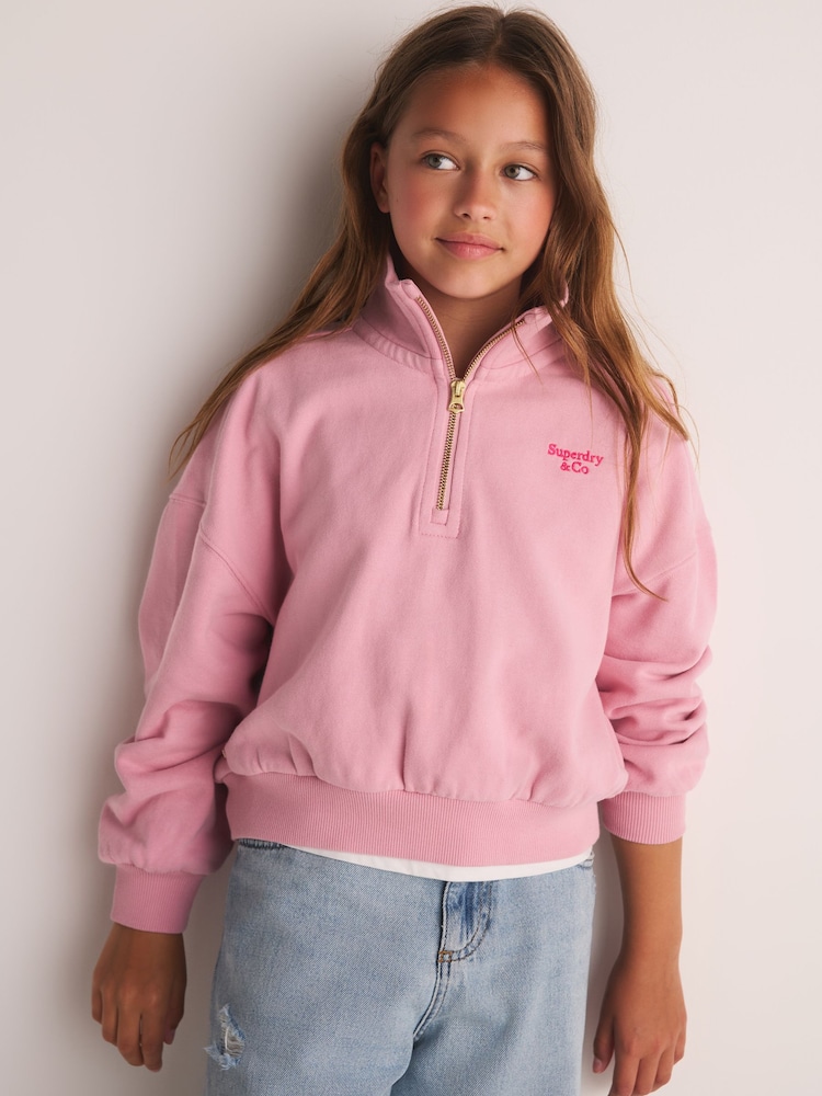 Superdry Funnel Neck Half Zip Sweatshirt - Slika 1 od 11 Superdry Funnel Neck Half Zip Sweatshirt - Slika 1 od 11
