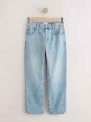 Mid Blue Straight Leg Mid Low Rise Jeans - Image 6 of 8