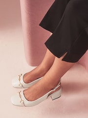 Οστό - B by Ted Baker Leather Snaffle Slingback Heels - Εικόνα 2 από 9