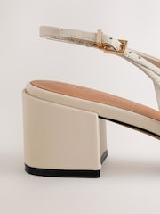 Οστό - B by Ted Baker Leather Snaffle Slingback Heels - Εικόνα 6 από 9