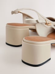 Οστό - B by Ted Baker Leather Snaffle Slingback Heels - Εικόνα 9 από 9