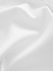White Pull On Wide Leg Trousers With Linen - Image 6 of 7