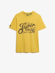 Superdry Yellow Industry Worker Relaxed T-Shirt - Image 6 of 7