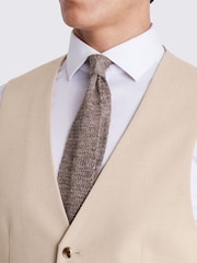 MOSS Natural Slim Fit Suit Waistcoat - Image 3 of 3