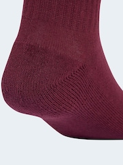 Pula - Adidas Linear Crew Cushioned Socks 3 Pack - Larawan 4 ng 4