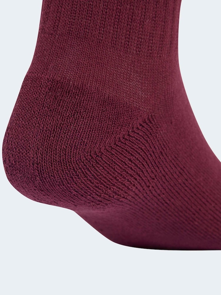 Pula - Adidas Linear Crew Cushioned Socks 3 Pack - Larawan 4 ng 4