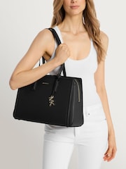 Michael Kors Black Laila Medium Tote Bag - Image 2 of 4