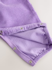Purple Cord Dungarees and Bodysuit Baby Set 2 Piece (0mths-2yrs) - Image 7 of 7