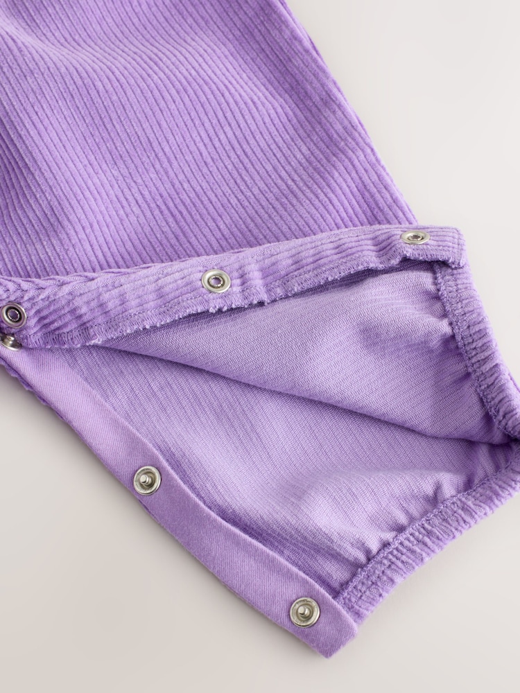 Purple Cord Dungarees and Bodysuit Baby Set 2 Piece (0mths-2yrs) - Image 7 of 7 Purple Cord Dungarees and Bodysuit Baby Set 2 Piece (0mths-2yrs) - Image 7 of 7