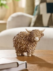 Natural Hamish The Highland Cow Small Ornament - Image 1 of 3