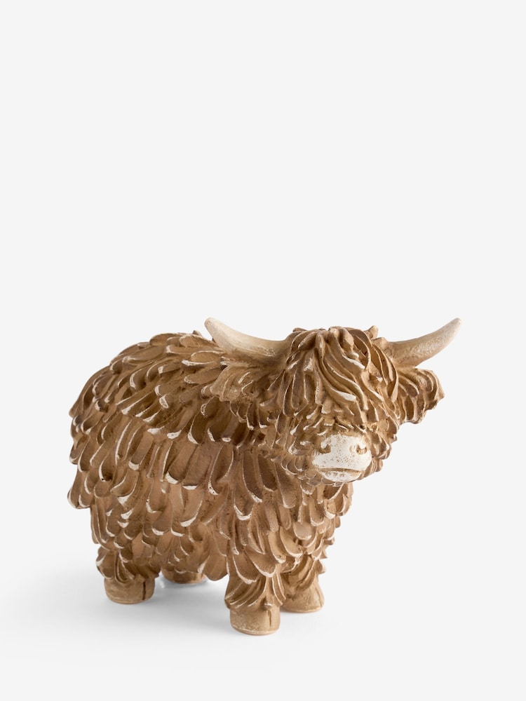 Natural Hamish The Highland Cow Small Ornament - Image 2 of 3
