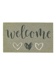 My Mat Green Welcome Coir Doormat - Image 2 of 4