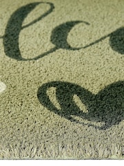 My Mat Green Welcome Coir Doormat - Image 3 of 4