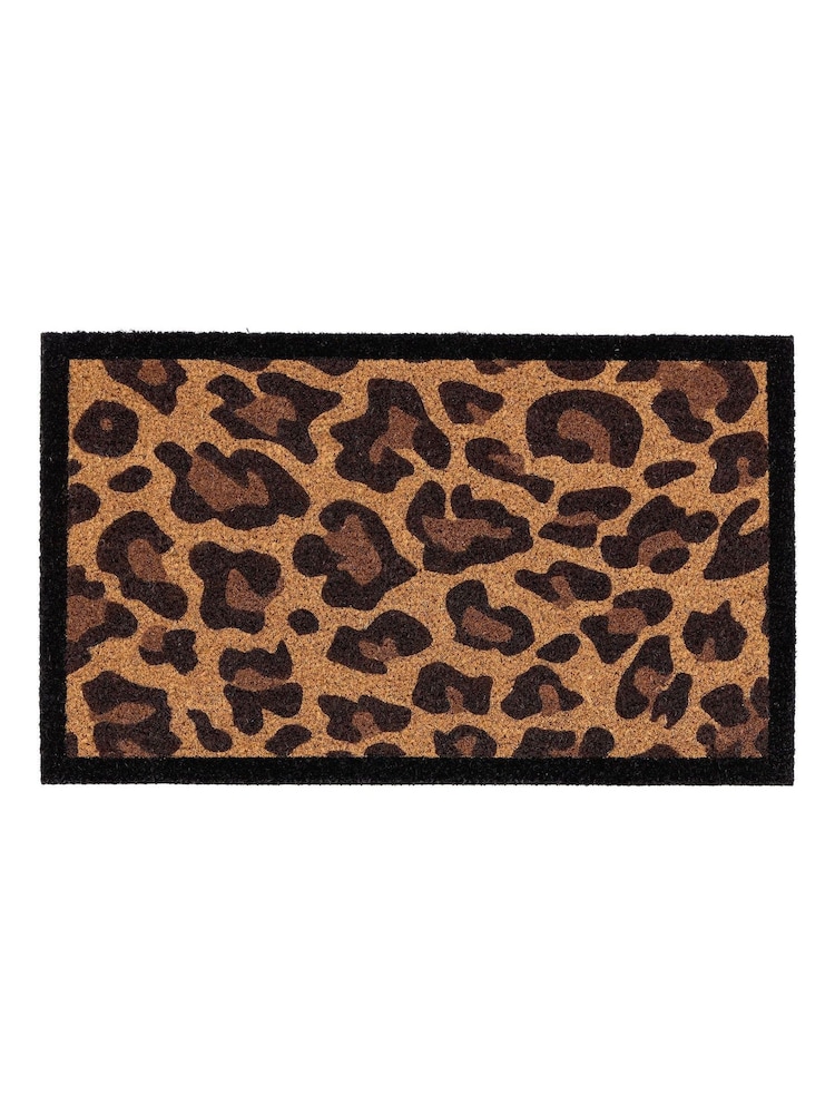 My Mat Natural Leopard Border Coir Doormat - Image 2 of 3