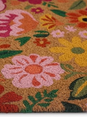 My Mat Pink Bright Blooms Coir Doormat - Image 3 of 3