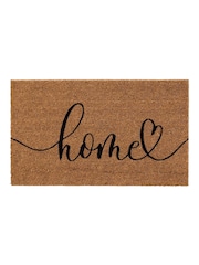 My Mat Natural Home Script Coir Doormat - Image 2 of 3