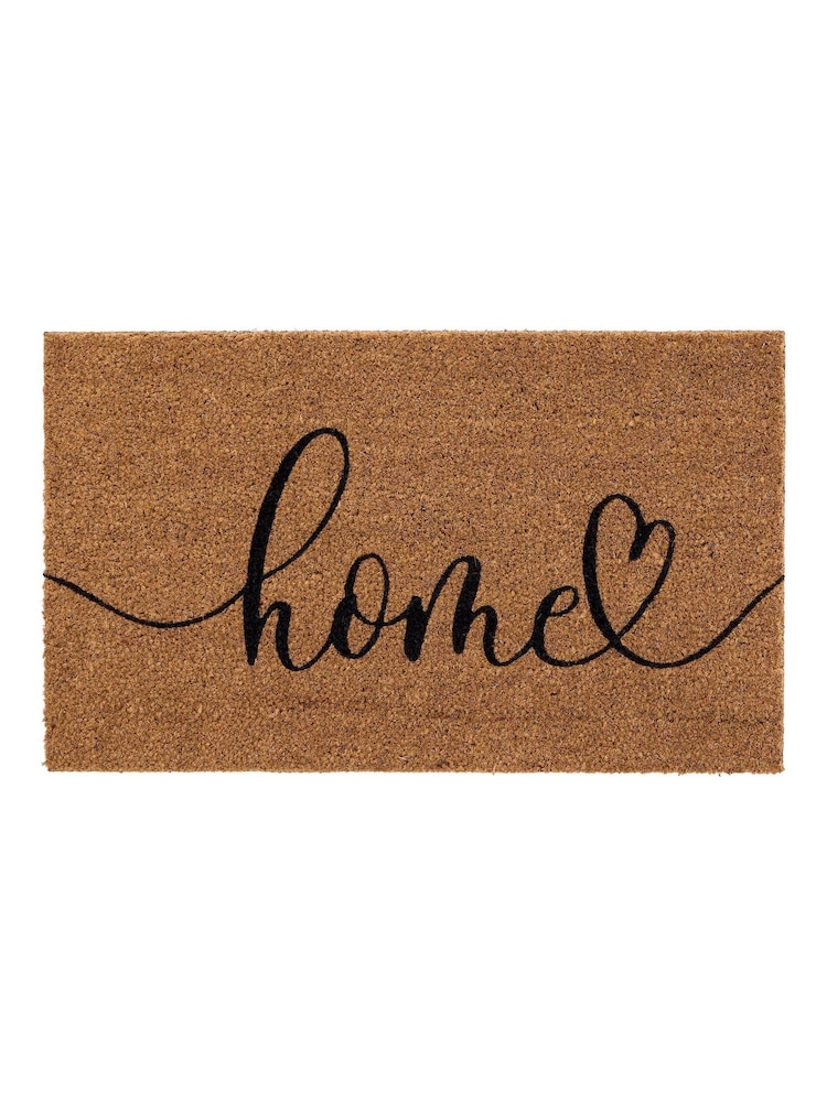 My Mat Natural Home Script Coir Doormat - Image 2 of 3