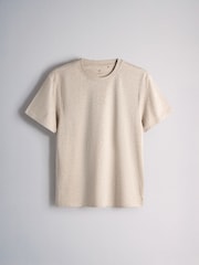The Set 4 Pack Lightweight Short Sleeve T-Shirts Brown/Cream - Image 3 of 7