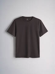 The Set 4 Pack Lightweight Short Sleeve T-Shirts Brown/Cream - Image 4 of 7