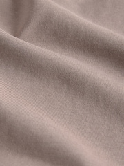 The Set 4 Pack Lightweight Short Sleeve T-Shirts Brown/Cream - Image 6 of 7