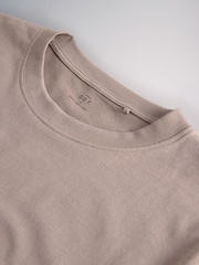 The Set 4 Pack Lightweight Short Sleeve T-Shirts Brown/Cream - Image 7 of 7