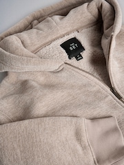 The Set Lounge Fleece Zip Through Hoodie - תמונה 11 מתוך 11