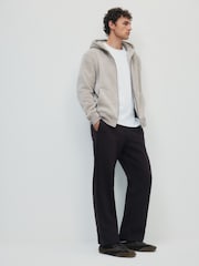 The Set Lounge Fleece Zip Through Hoodie - תמונה 7 מתוך 11