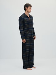 The Set 2PK Family Christmas Check Pyjamas Multi - Image 1 of 11