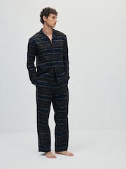 The Set 2PK Family Christmas Check Pyjamas Multi - Image 3 of 11