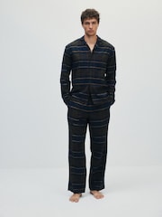 The Set 2PK Family Christmas Check Pyjamas Multi - Image 4 of 11