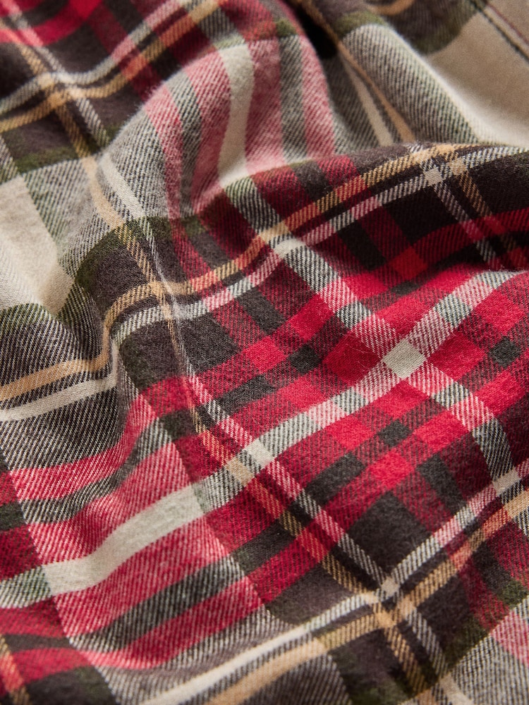 The Set 2 Pack Jersey Check Pyjamas - Image 11 de 11