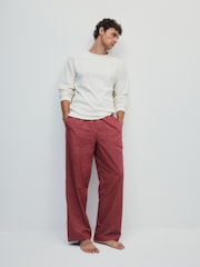 The Set 2 Pack Jersey Check Pyjamas - Image 5 de 11
