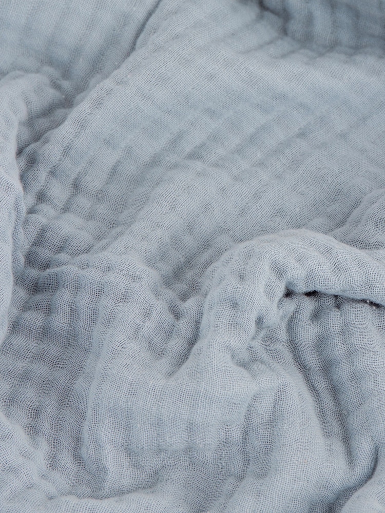 Yard Mineral Lark Muslin Cotton Throw - Image 4 of 4