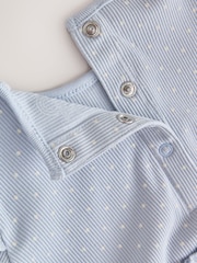 Blue Spot Peplum Top and Leggings Baby Set (0mths-2yrs) - Image 8 of 9