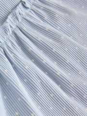 Blue Spot Peplum Top and Leggings Baby Set (0mths-2yrs) - Image 9 of 9