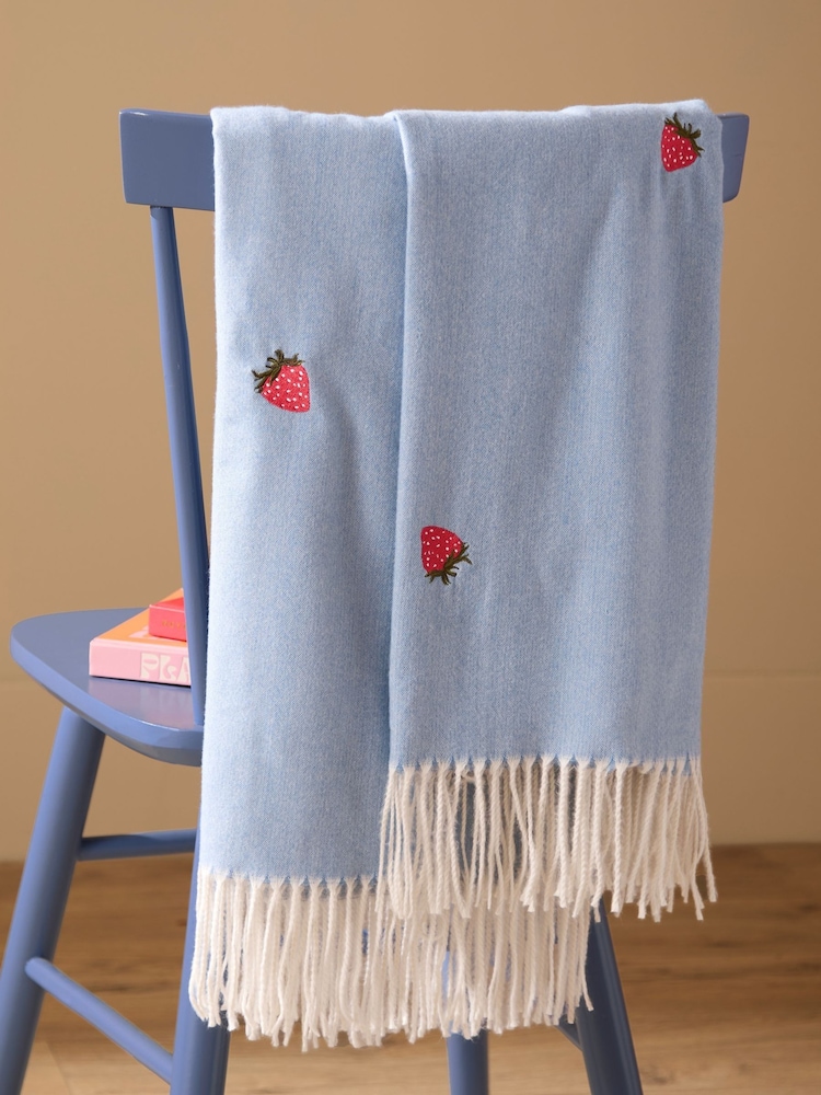Furn Berry Sweet Country Bee Fleece Throw - Image 1 of 3 Furn Berry Sweet Country Bee Fleece Throw - Image 1 of 3