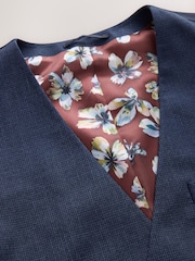 Նավատորմ - Regular Fit Double Breasted Trimmed Puppytooth Texture Suit Waistcoat - Պատկեր 2 4-ից