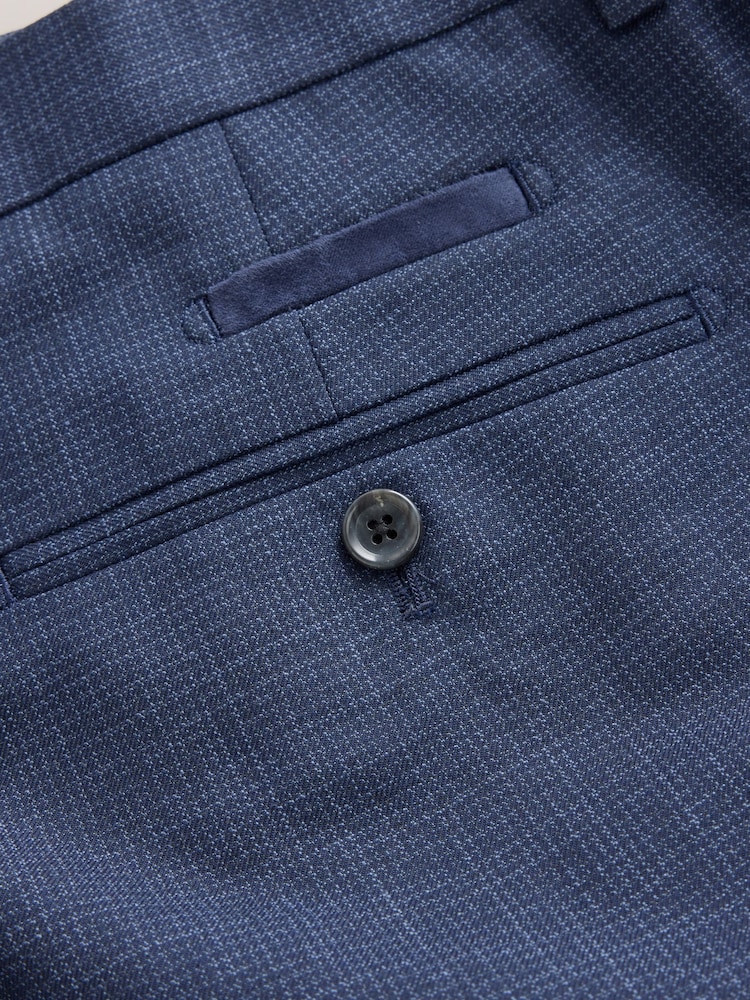 Նավատորմ - Regular Fit Trimmed Puppytooth Texture Suit Trousers - Պատկեր 4 4-ից
