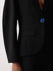 Jigsaw Black Ponte Sculpted Blazer - Image 2 of 5