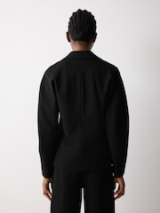 Jigsaw Black Ponte Sculpted Blazer - Image 4 of 5