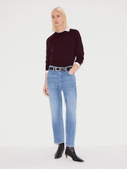 Jigsaw Purple Merino Cocoon Jumper - Image 4 of 6