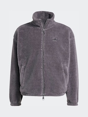 adidas originals Grey Essentials Teddy Jacket - Image 6 of 6