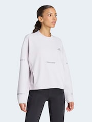 adidas Light Grey adi365 Running Crew Neck Shirt - Image 1 of 7