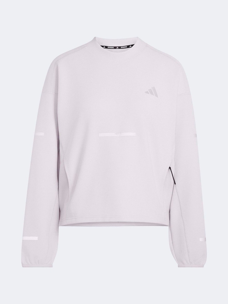 adidas Light Grey adi365 Running Crew Neck Shirt - Image 7 of 7 adidas Light Grey adi365 Running Crew Neck Shirt - Image 7 of 7